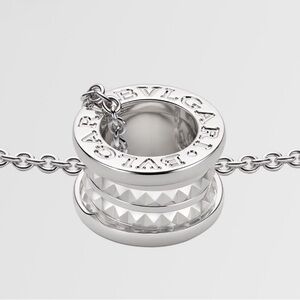 Elegant STERLING SILVER Necklace with Crystal Accents